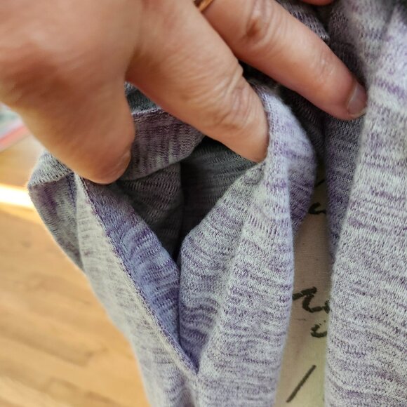 NWT - NATIONAL SINCE 1952 Heathered Lavender Lounge Set - Picture 4 of 9